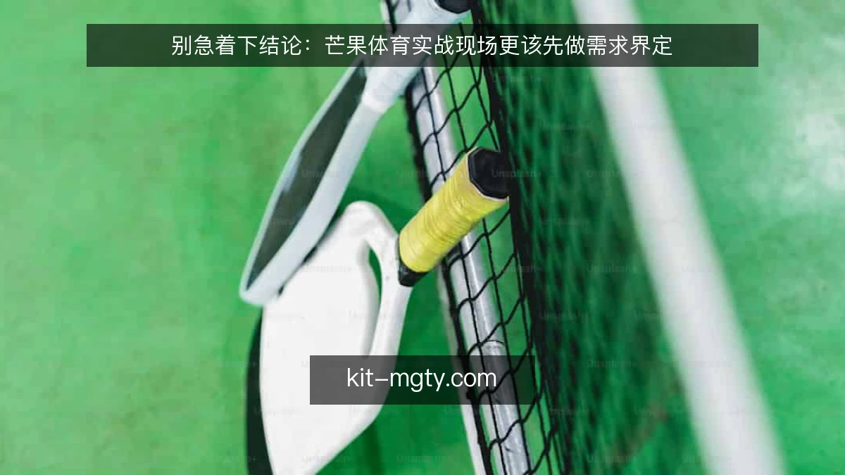 别急着下结论:芒果体育实战现场更该先做需求界定